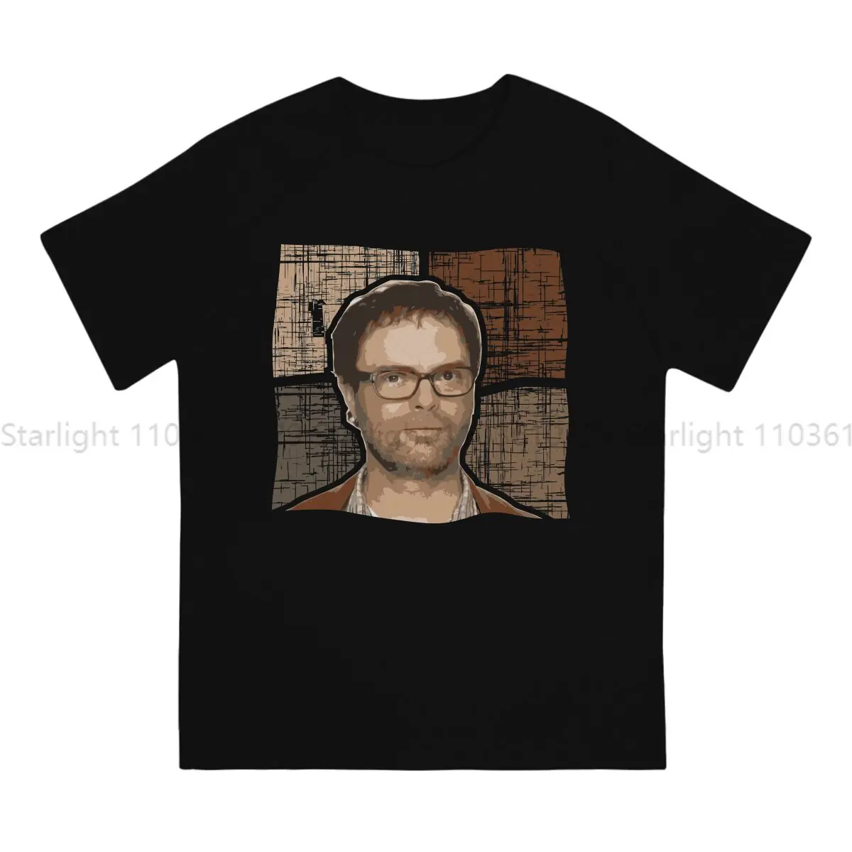 The Office Man TShirt Rainn Wilson Baby Brushes To Soak In Milk Distinctive T Shirt Original Sweatshirts New Trend