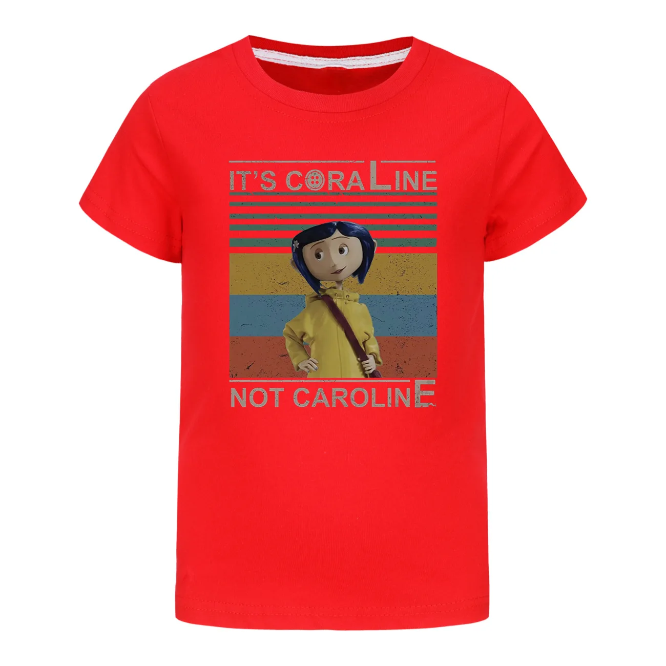 Baju Anak mode Coraline Boys musim panas T-Shirt lengan pendek kaus grafis anak laki-laki atasan anak-anak baju 3062