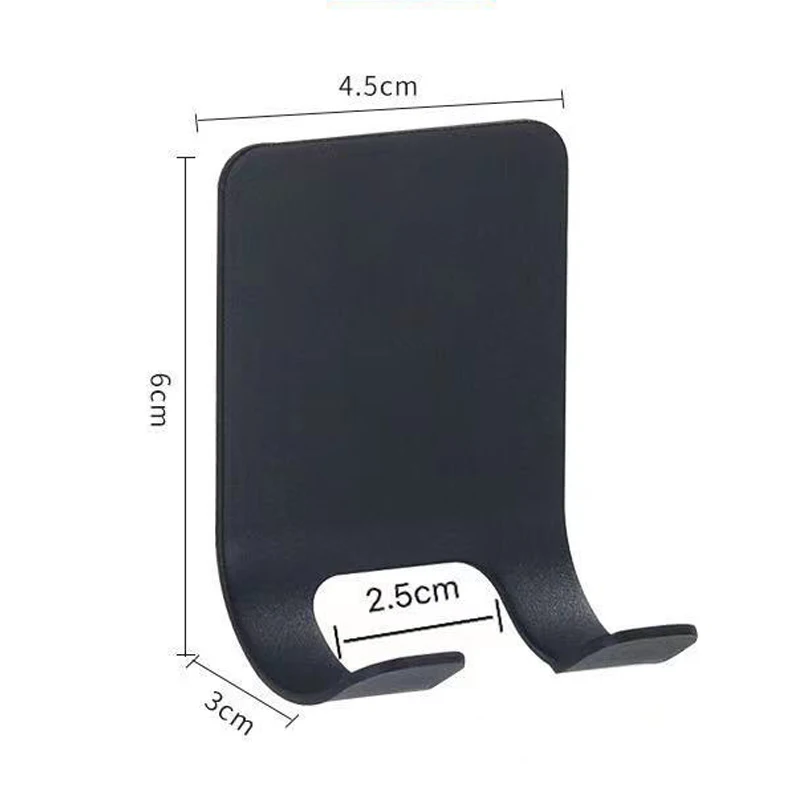 Wall Mounted Razor Storage Rack Stainless Steel Non Perforated Organizer Holder For Shaver Razor Bathroom Storage Supplies