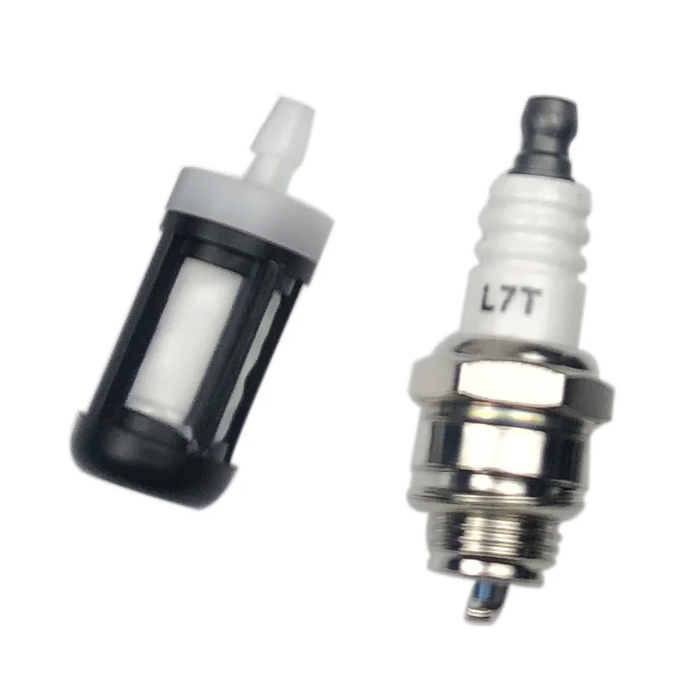 Imagem -06 - Conjunto Motosserra ar Combustível Filtro e Cobrir Linha Kit Fit para Stihl Fs85 Bg75 Fs80 Fc85 41371410500 com Primer Lâmpada Vela de Ignição Peças