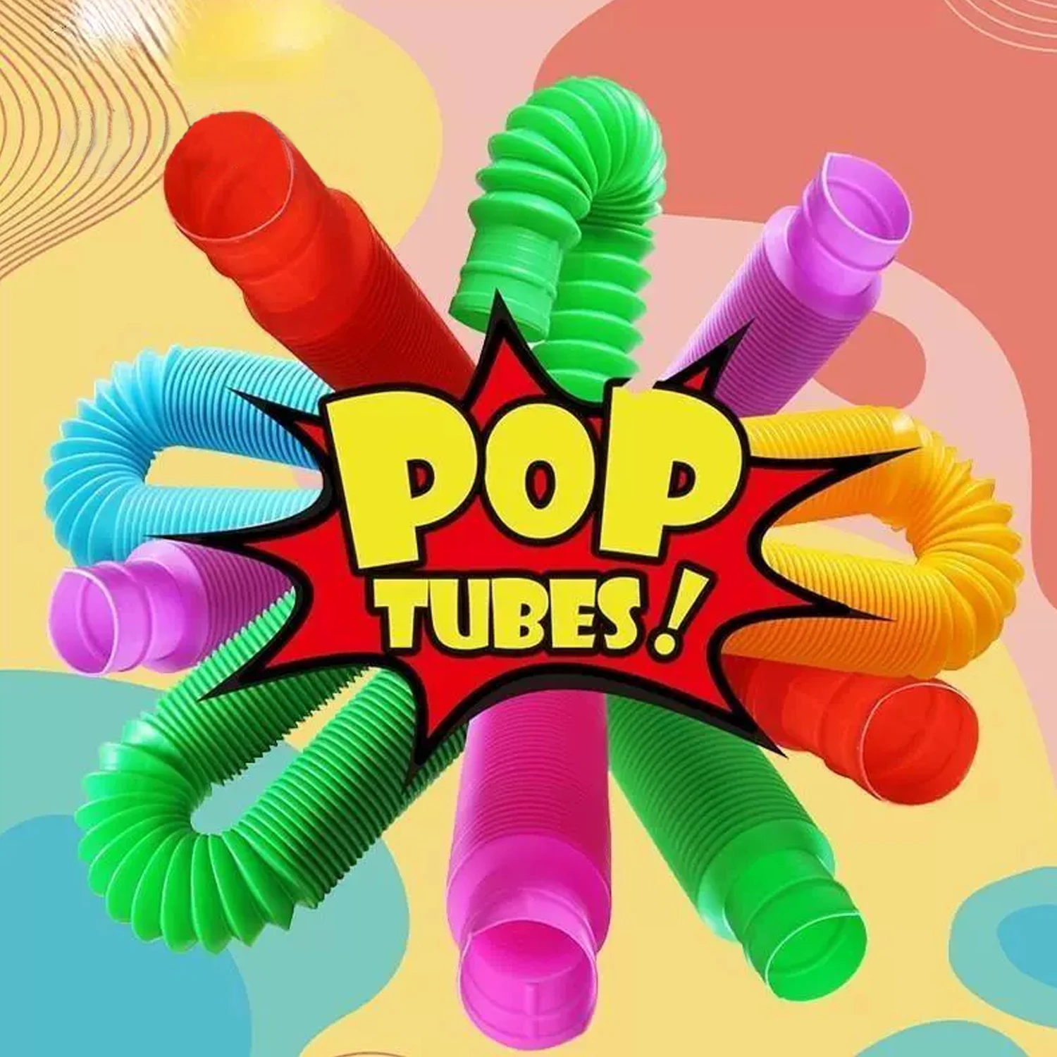 A stretchable tube that can relieve stress at all times, relaxing stress and bringing joy to oneself