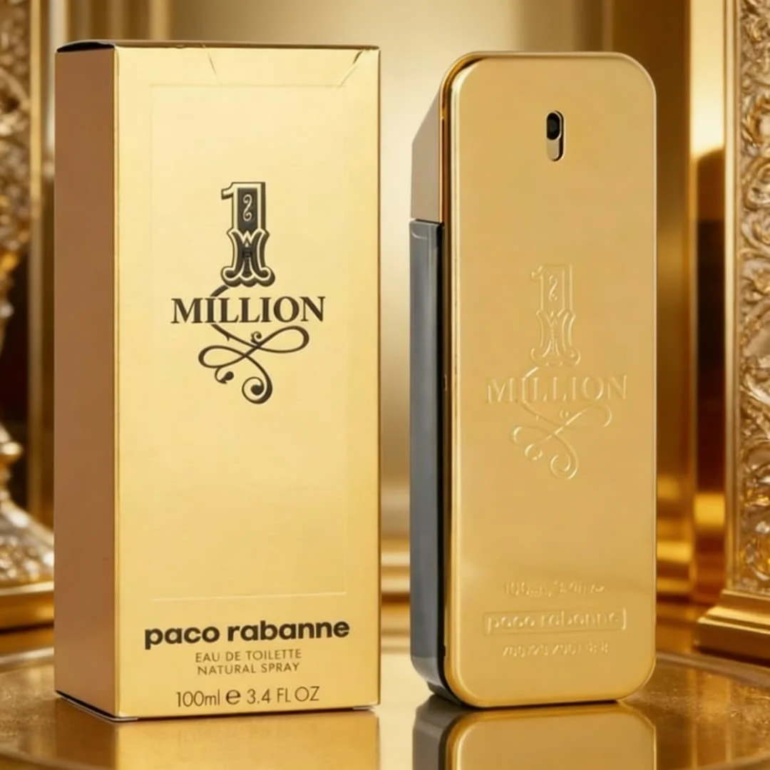 

Paco Rabane 1 Million Men's eau de toilette, 3.4oz 100ml, spicy wood tone, full of calm and masculine aura