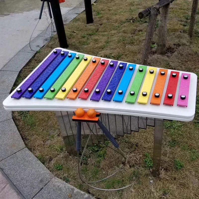 

Hot Sale Children Outdoor Percussion Musical Instrument Rainbow Chimes For Sensory Garden