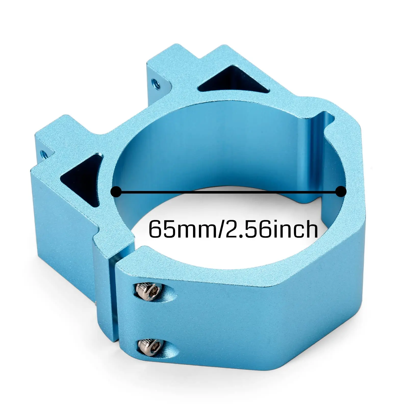 Genmitsu 65/69mm Diameter Aluminum CNC Spindle Holder Spindle Mount for 4040-PRO CNC Machine & Aluminum Z Axis Assembly V2 Kits