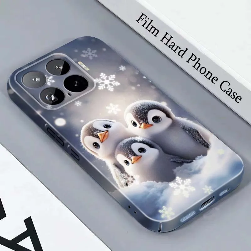 Capa Rígida para Celular com Desenho de Pinguim para Honor Play Magic 8 7 6 X9d X9c X9 X8b X8A X8 500 200 X50 X60 Lite GT Pro