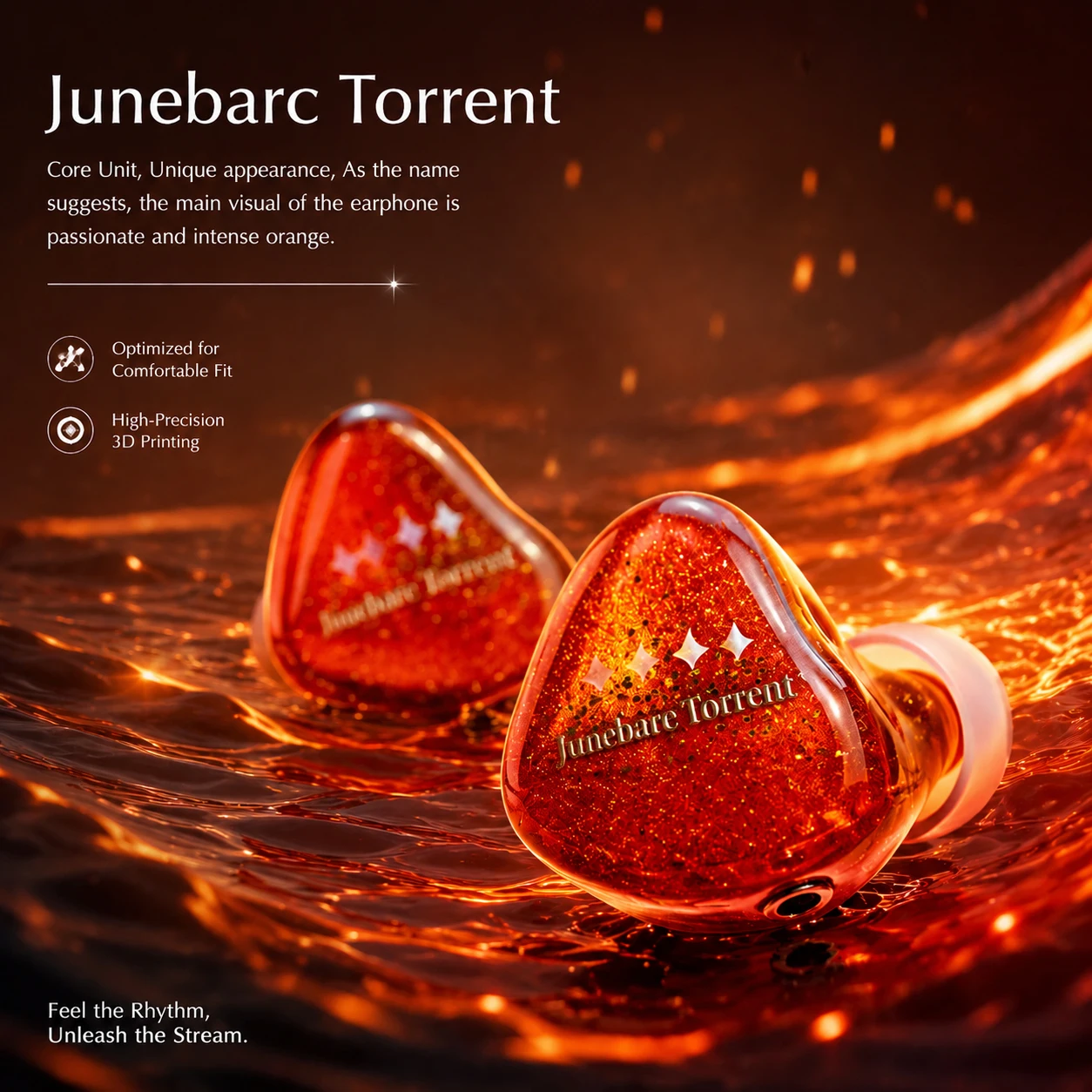 LETECIEL Junebarc Torrent 10BA IEMs HiFi Wired In-Ear Earphone 3-Way Crossover Knowles Sonion MMCX 4.4mm Monitor Headphons
