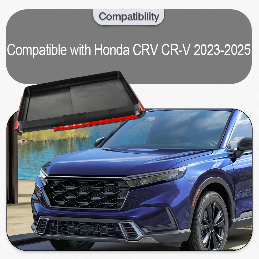 For Honda CRV CR-V 2023 2024 2025 Press-down Concealed Storage Box Interior Accessories Car Storage Box Organizer Tray