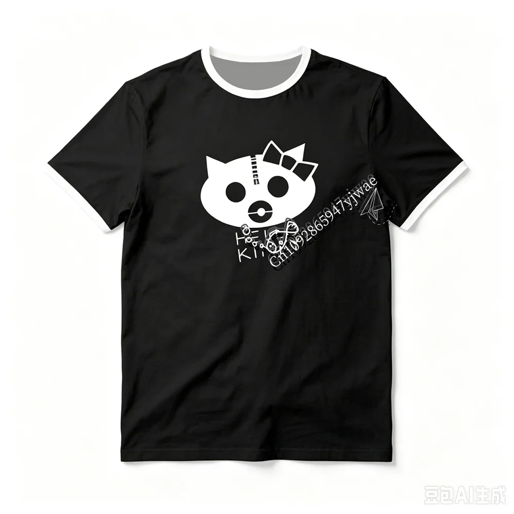 Hallo Kinky Gorillaz-2D T-Shirt, kurzärmeliges, lässiges Streetwear-Oberteil mit Grafikdruck, Fan-Geschenk, Sommer-T-Shirt für Herren und Damen – Detail 8