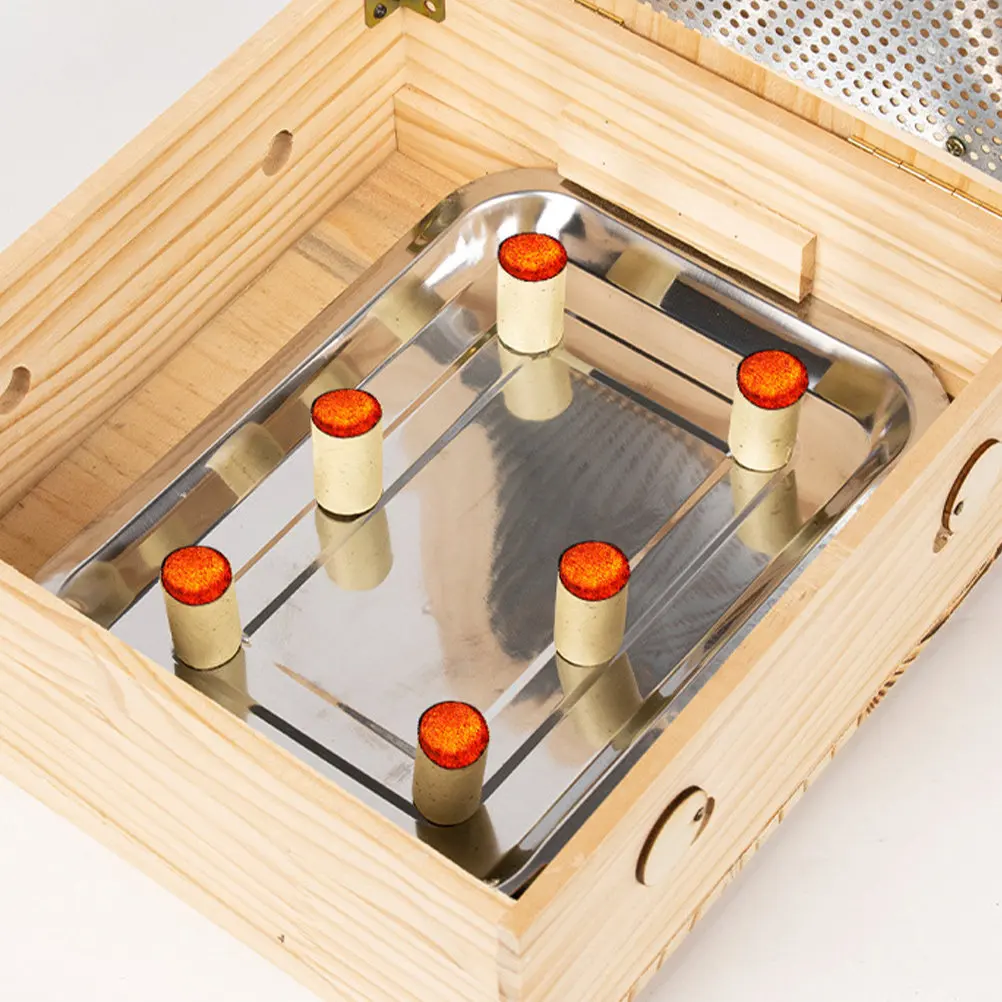 

Деревянный мокса-бокс для ног, портативное устройство для моксотерапии, гладкая конструкция из твердой древесины, компактное хранение