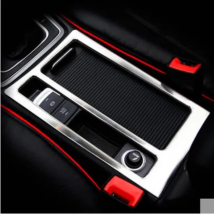Auto-Styling Water Bekerhouder Handrem Panel Frame Decoratie Trim Sticker Voor Volkswagen Vw Golf 7 2014-2015 auto Accessoires