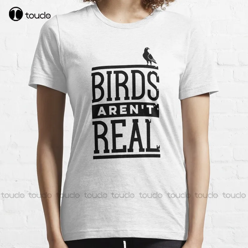 Birds Aren'T Real Conspiracy Pigeon Classic T-Shirt T-Shirts For Men Graphic Fashion Creative Leisure Funny Harajuku T Shirts