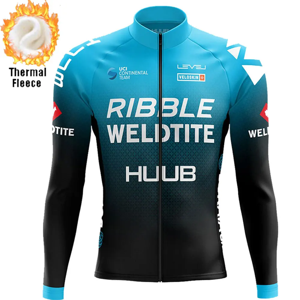 Winter Long Sleeves Cycling Jersey 2023 New Winter Thermal Fleece Bicycle Cycling Clothing Men's MTB Roupa Ciclismo Masculino