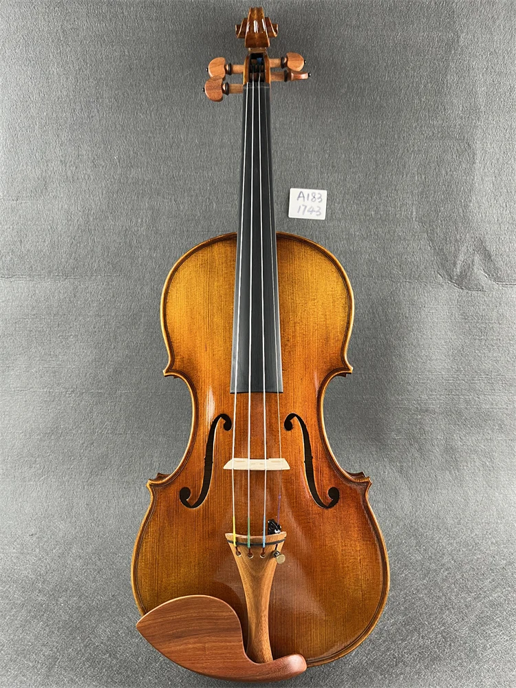 Classic Edition Professional Musician Use 100% Hand Made Violin Guarneri's “Cannon” 1743 Model Copy from 30 Years Wood A183