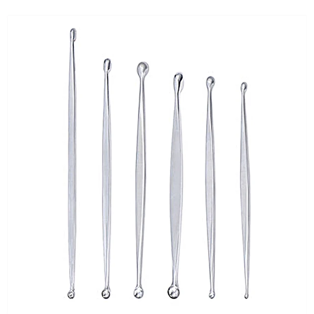 Narzędzie ortopedyczne ze stali nierdzewnej podwójna głowica Curette ortopedyczne Curette ważenie łyżka piękno plastikowe zwierzę ortopedyczne Surgic