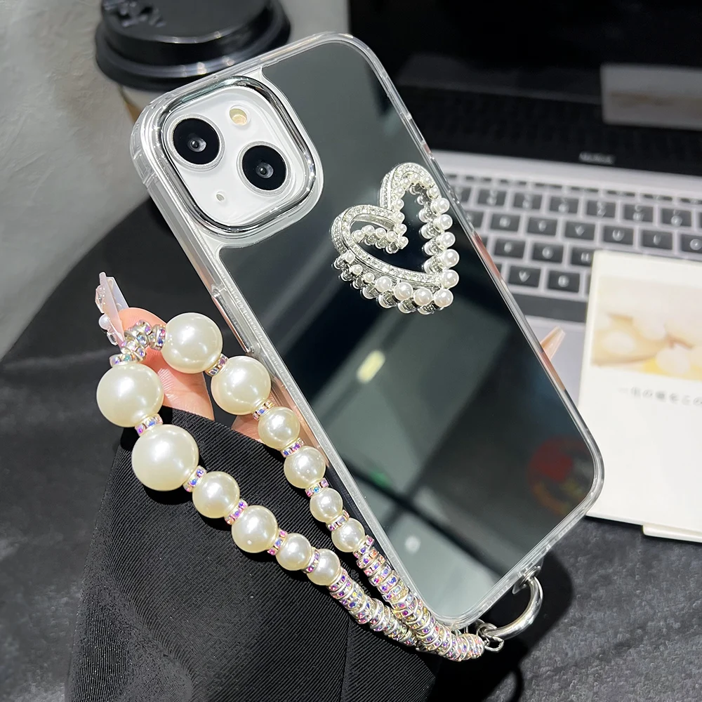 Love Heart Lanyard Mirror Phon - огляд і ціна Wrist Wraps