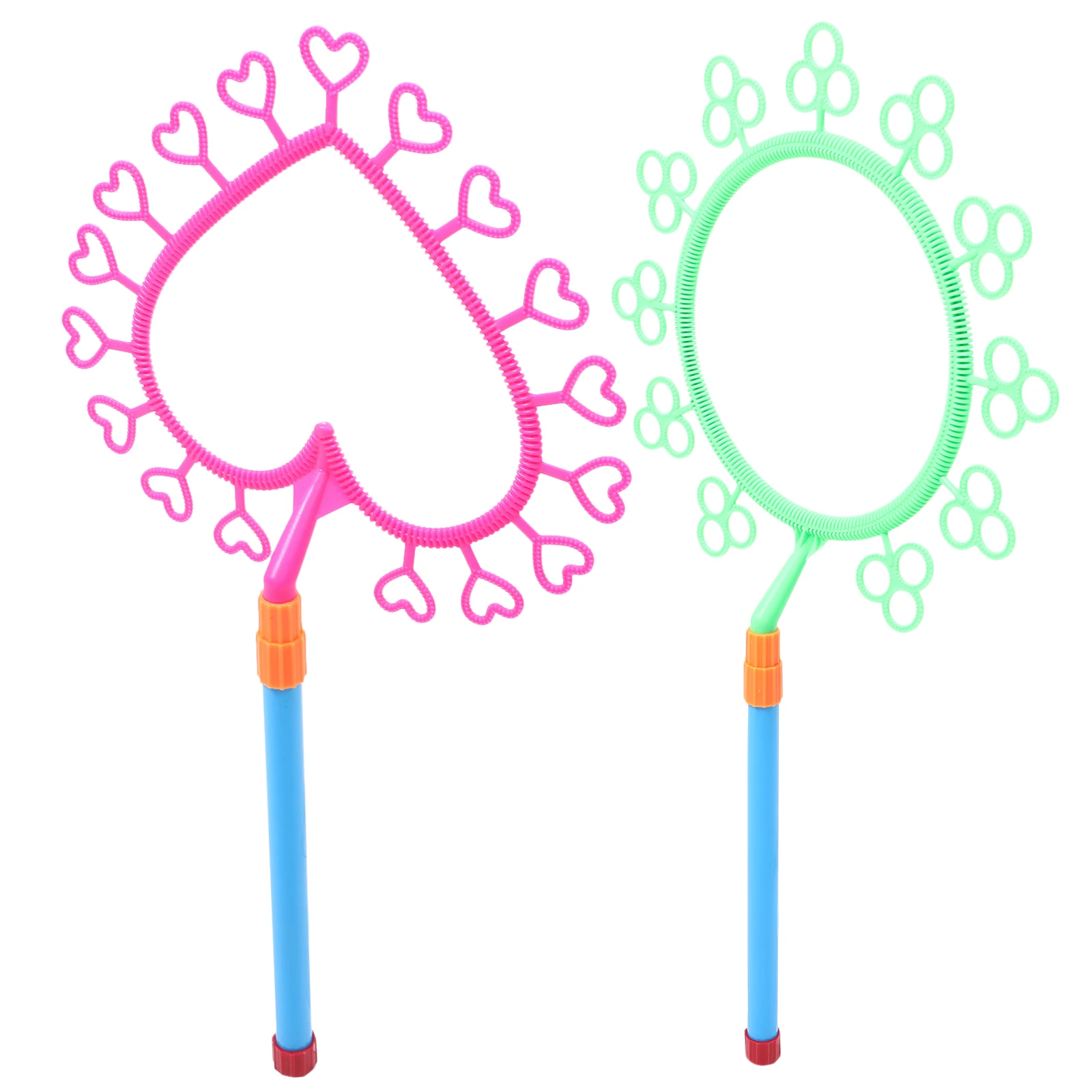 2pcs Giant Bubble Makers Wands Outdoor Backyard Beach Party Plastic Bubbles Wands Large Bubble Making Plaything For Summer