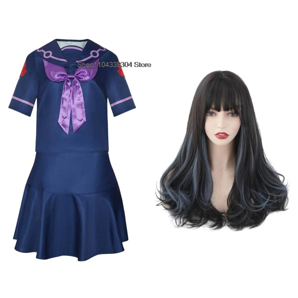 Anime JoJo's Bizarre Adventure Yamagishi Yukako Cosplay Costume Women JK Uniform Clothes Skirt Shirt Accessories Cosplay Costume