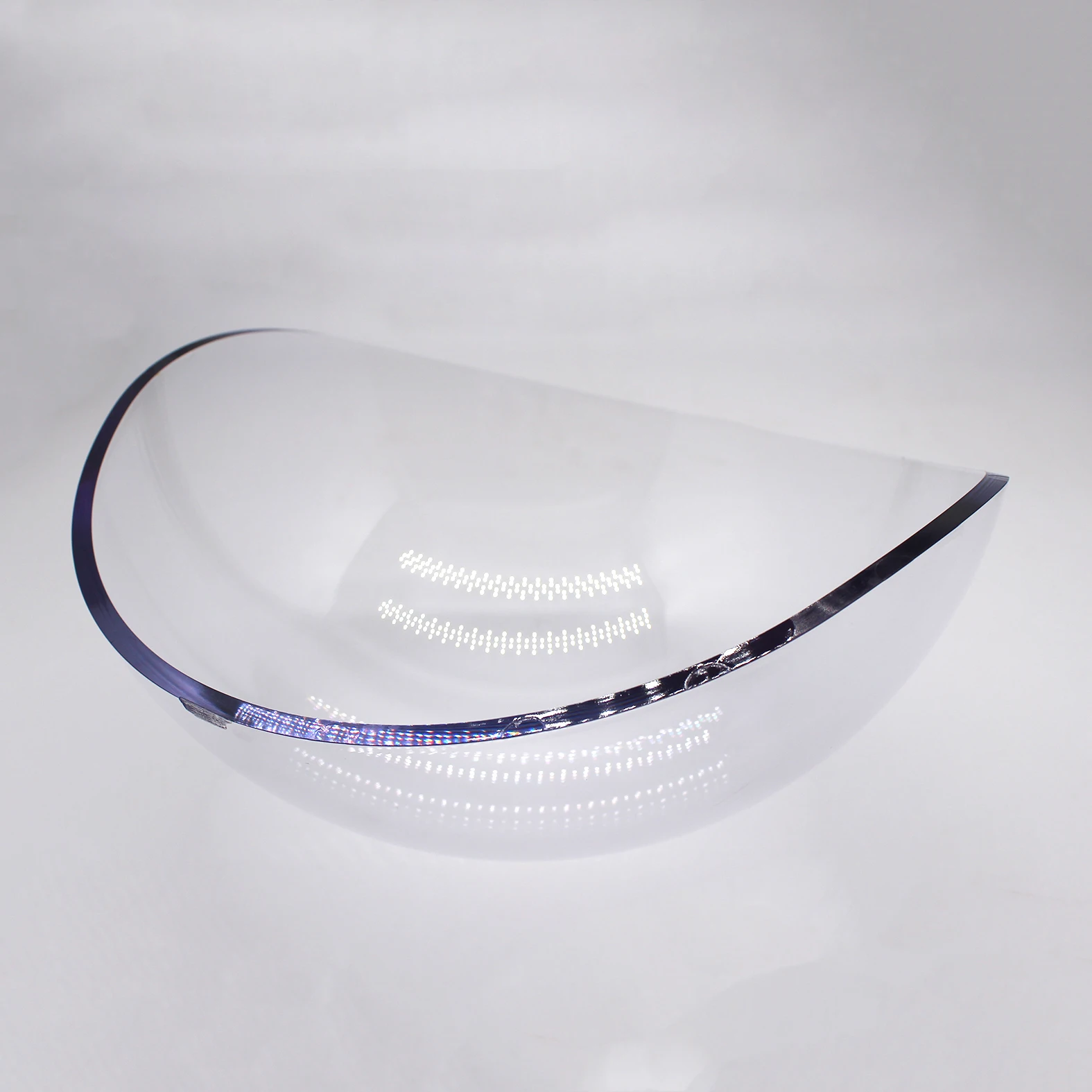 VY Optics Customized Special Shape PC Plastic Harden Explosion-Proof Optical Glass Dome Cover