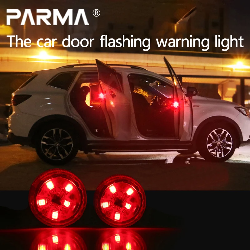 LED door anti-collision flashing light warning light modification safety anti-collision and anti-rear-end light door light