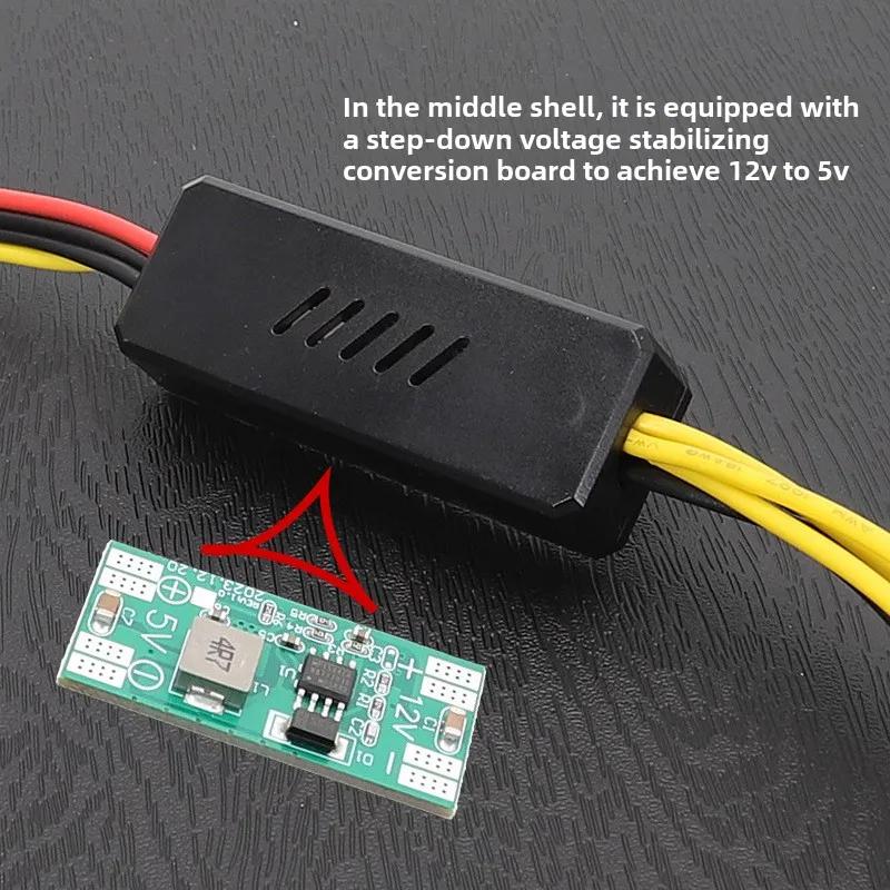 RGEEK Motherboard ATX EPS 8Pin to Hard Drive Cables CPU 8PIN SATA Power Supply Cable 12V to 5VSATA with Voltage Regulator Chip