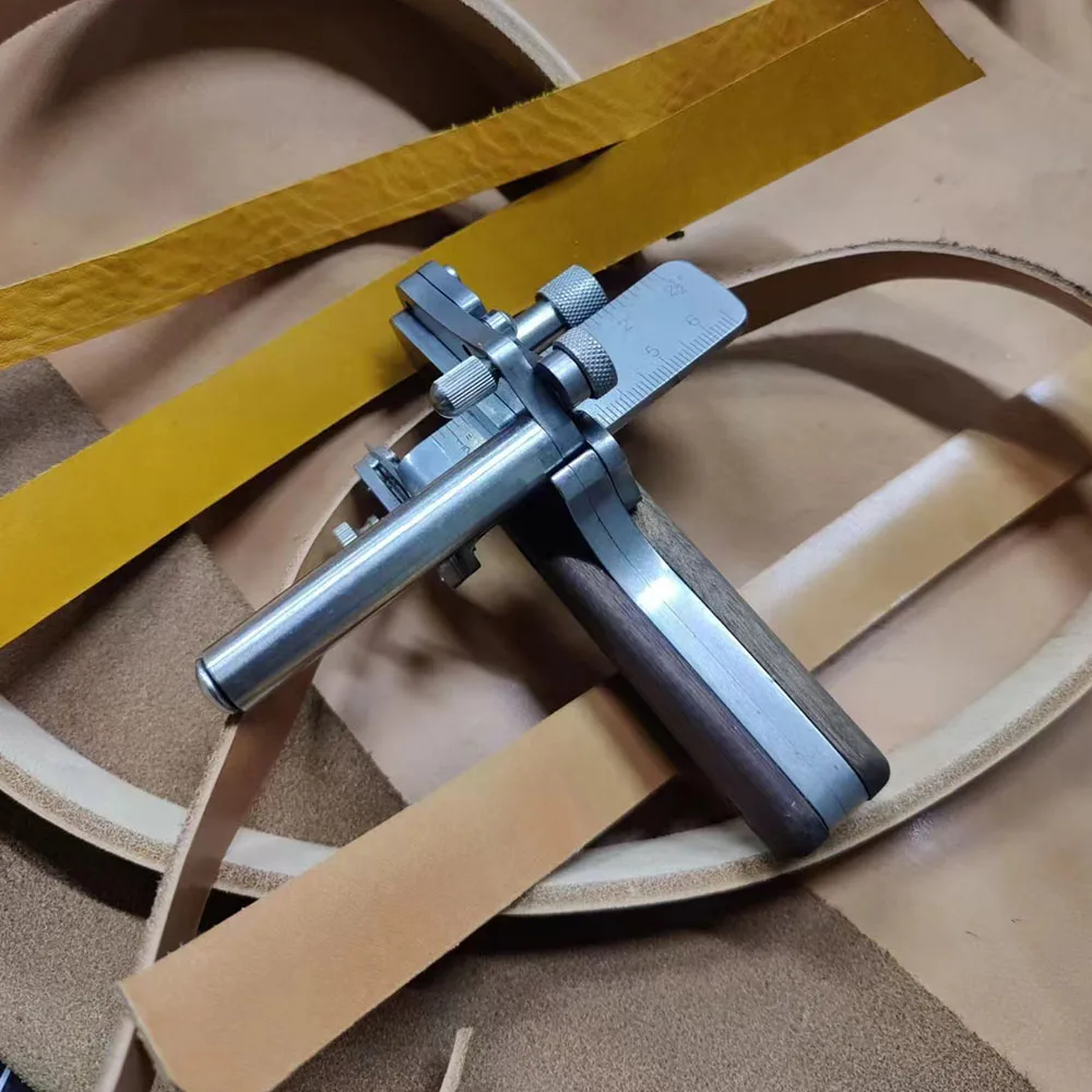 

Нож для ремня Nattools, регулируемый механический ролик «сделай сам» для нарезки кожаных изделий, металлических ремней