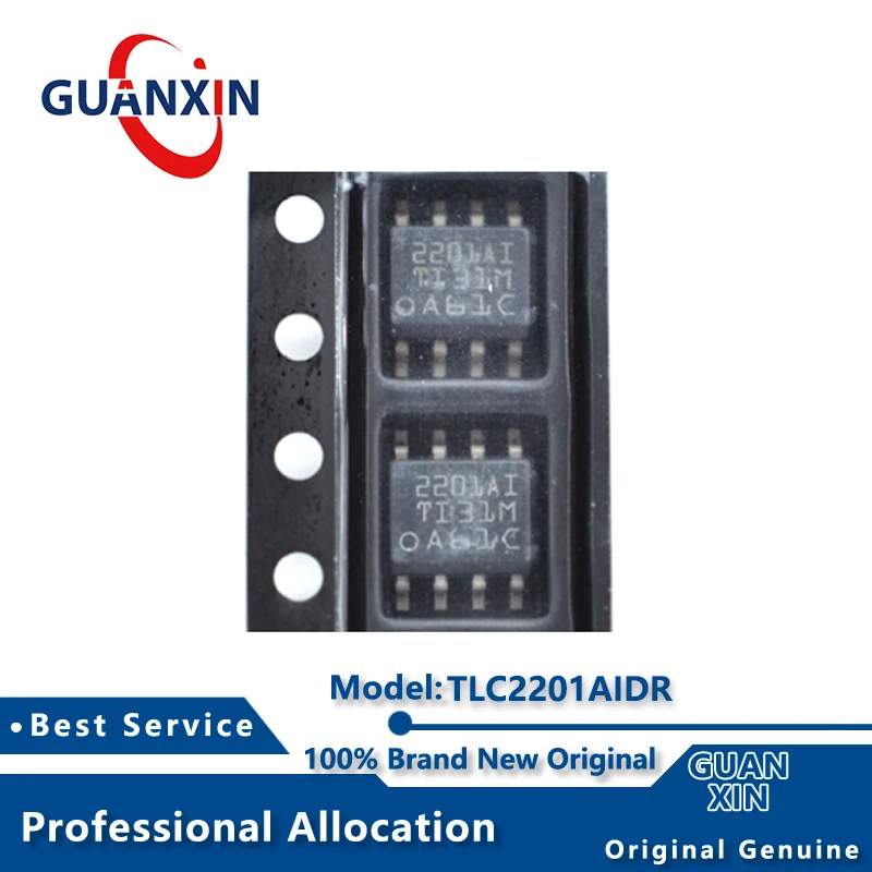 

100% New TLC2201AIDR TLC2201AID Marking 2201AI SOP-8 TLC2201