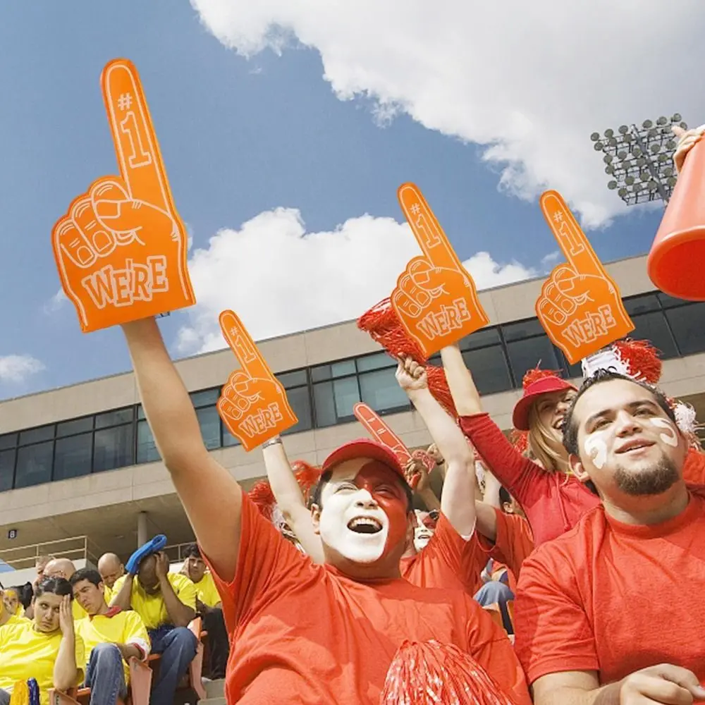 

1Pcs Cheerleading Inspiring Giant Foam Finger Foam EVA Cheering Hand Large Atmosphere Cheering Event Foam Gloves