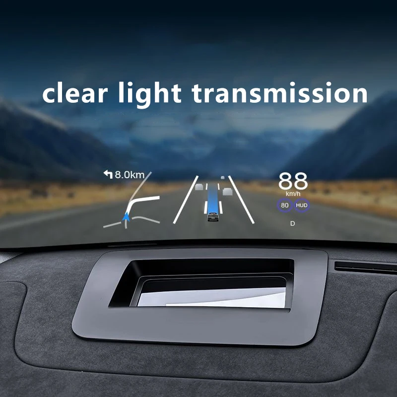 HUD Display Protective Cover for EXEED VX Head Up Display Reflective Frame Screen Dustproof Car Interior Accessories Decoration