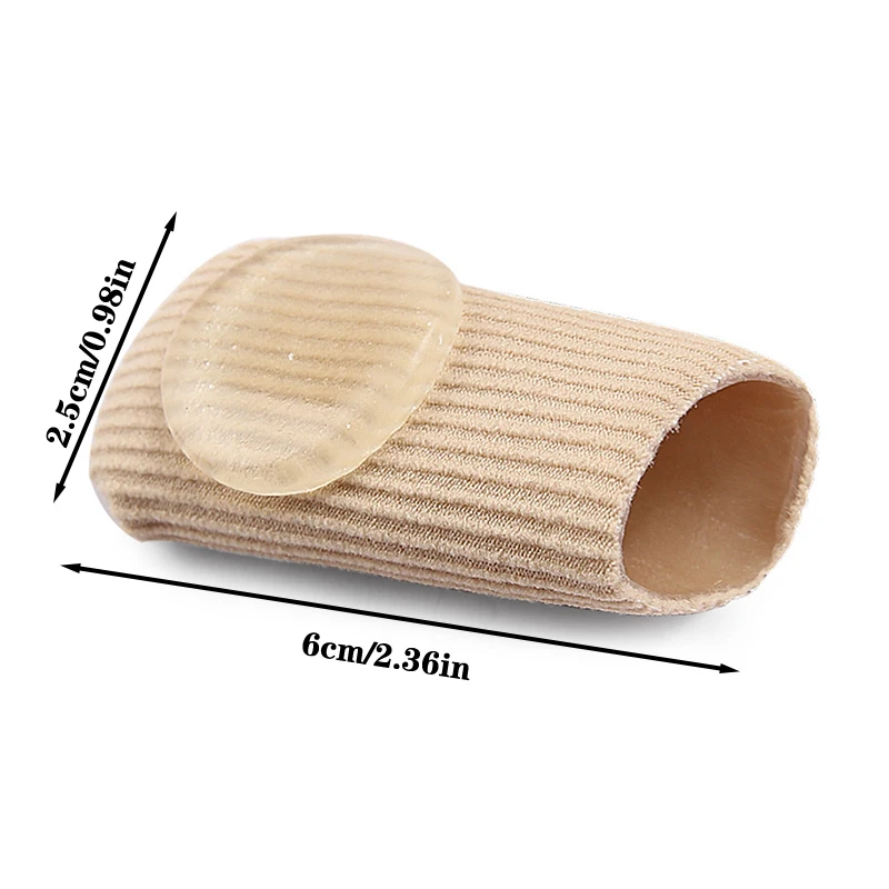 1Pcs Gel Tube Bandage Foot Pain Relief Orthotics Calluses Finger Toe Separator Cover Protector Hallux Valgus