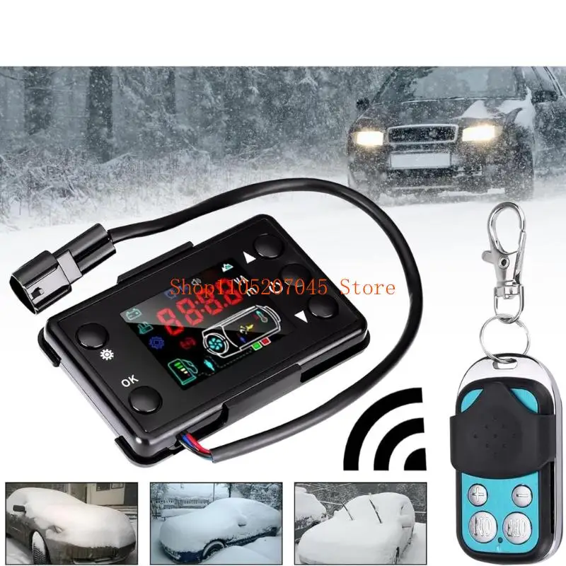 Universal LCD Remote Controller For 2kw 5kw 8kw 12V 24V Diesels Parking Heaters With Programmable Timer And Temperature Adjustme