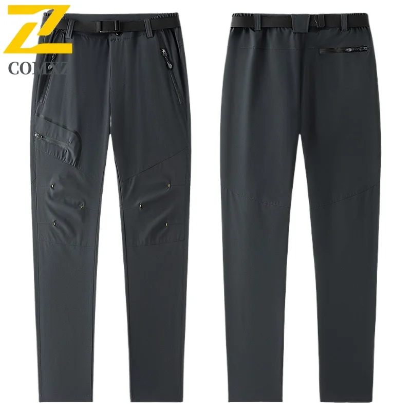 

Quick-Dry Hiking Pants Summer Lightweight Water-Resistant Windproof Breathable Stretch Outdoor Camping Fishing Sun Protection