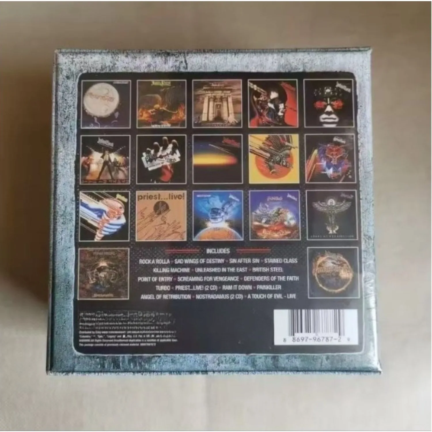 

New British Pure Heavy Metal Band Music CD Collection Gift Box Legendary Band Original Album 19CD Music Box Gift