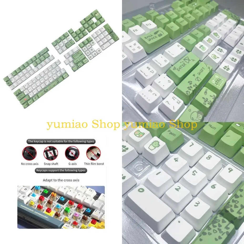 

587b Thai Keycaps xda /OEM-клавишные клавиши PBT с таичными клавишами для машин