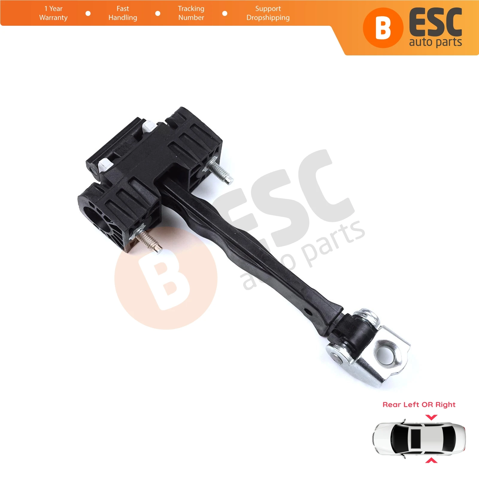 EDP1329 Rear Left or Right Door Catch Hinge Brake Stop Check Limiter for Peugeot 508 508L MK2 R83 2018-On 4/5 Door 9816673280