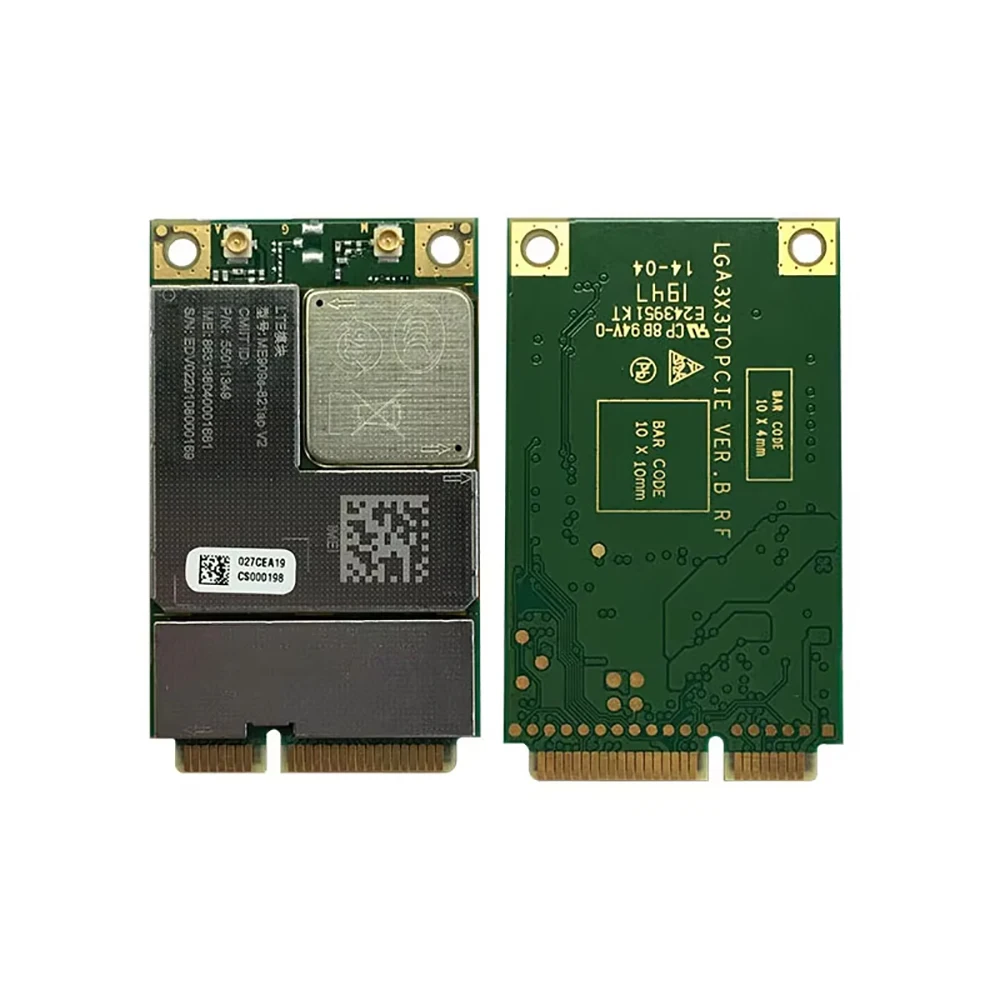New ME909s-821A V2 Mini PCIe LTE Cat4 Wireless Module Band B1 B3 B5 B8 B38 B40 B41 Replace ME909S-120 ME909S-821 4G Modem