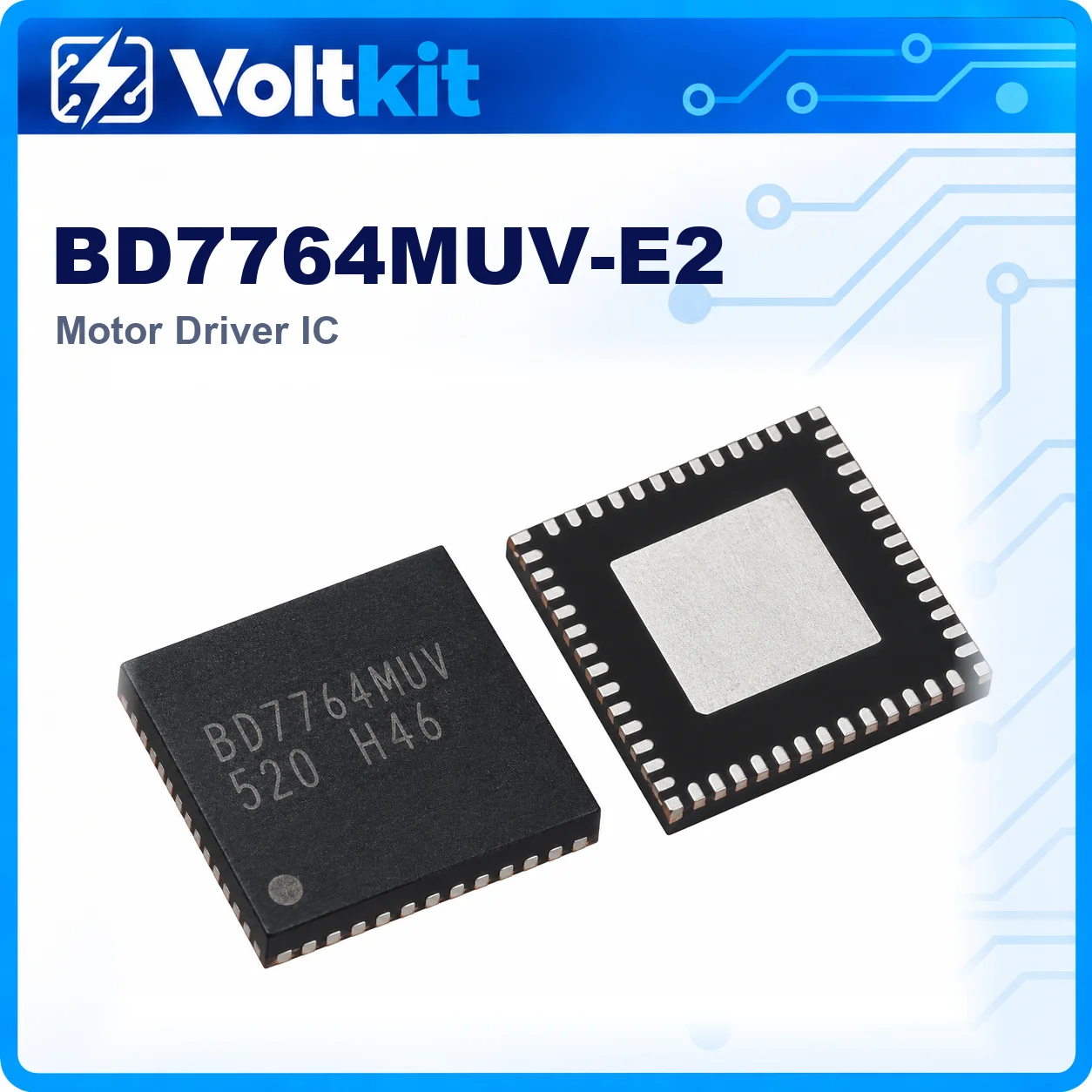 1PCS BD7764MUV BD7764MUV-E2 VQFN-56 QFN56 Motor Driver IC Chip