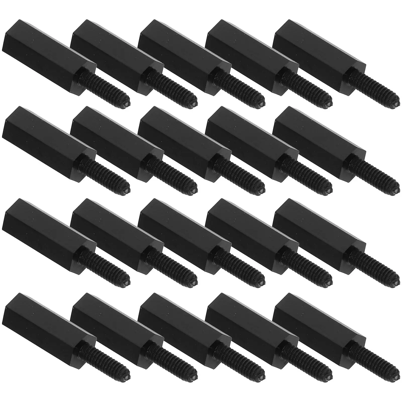 50Pcs Nylon Hex Motherboard Standoffs Insulated Standoff Mounting Hardware for Pcb Laptop Computer Replacement Parts Small