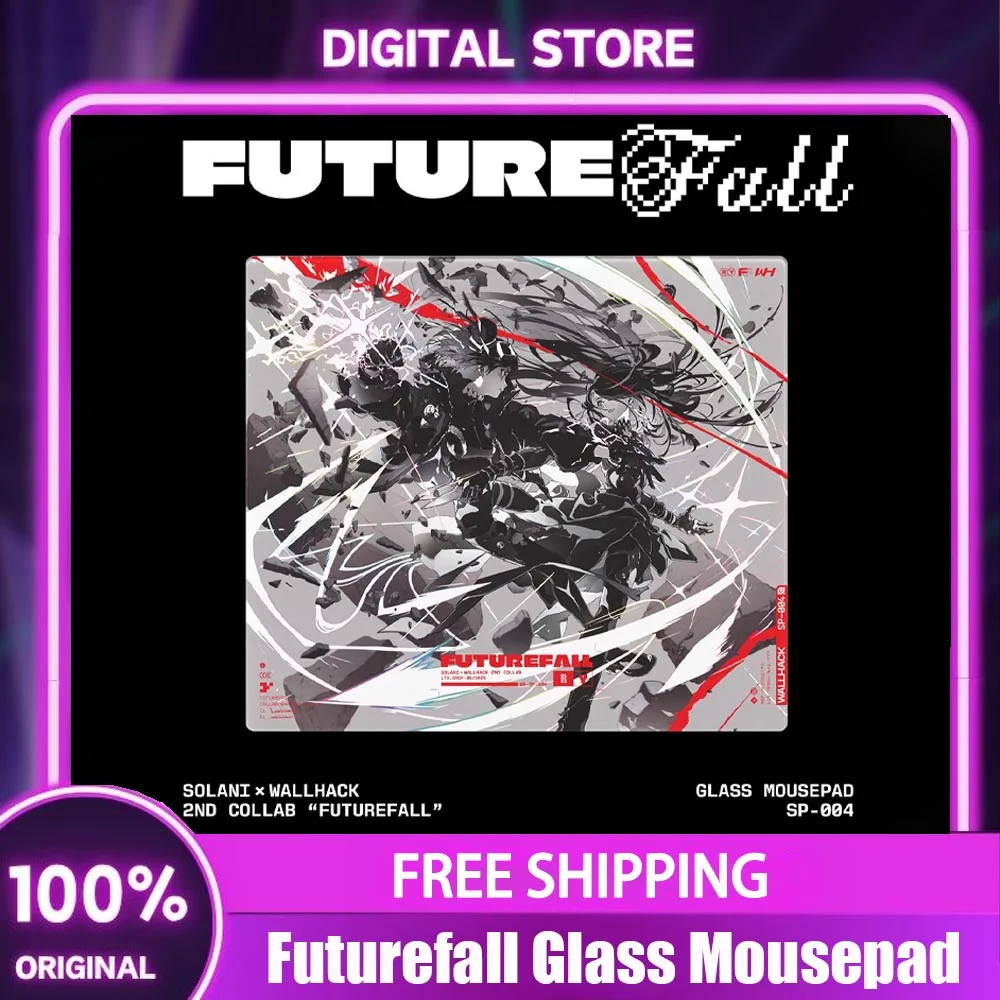 

WALLHACK 4.0 Futurefall Glass Mousepad Duplicate Edition Mouse Pad Gaming Mousepad Smooth 490x430mm PC Gamer Accessory