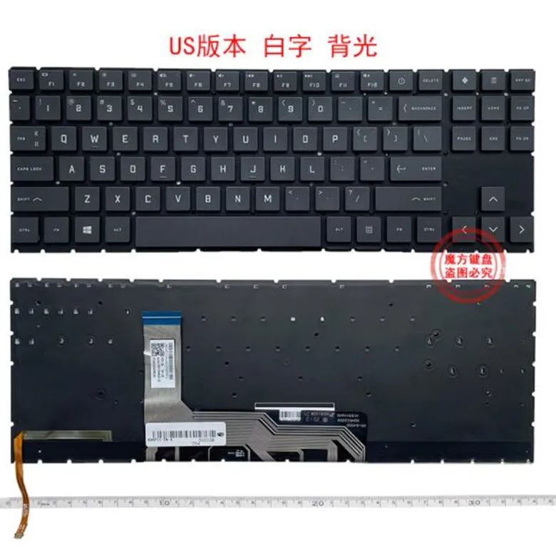 

For HP Omen 15-EK 15-EK0020CA 15-EN TPN-Q236 Q265 Q267 Q238 Keyboard white Backlit US