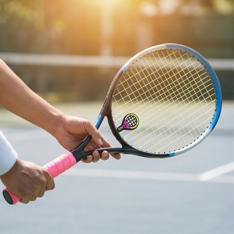 

K0EF 8Pcs Tennis Squash Shock Absorbers Replacement Tennis Vibration Dampener Cartoon Silicone Tennis String Dampener