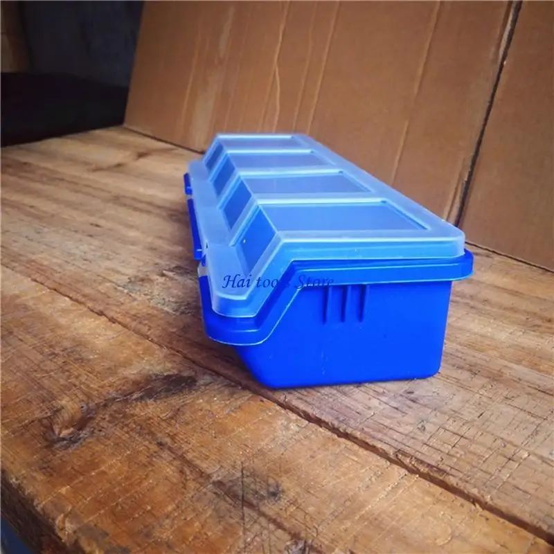 X37E Plastic Compartment with Cover Hardware Tool Box for Case ToolBox Parts Storage
