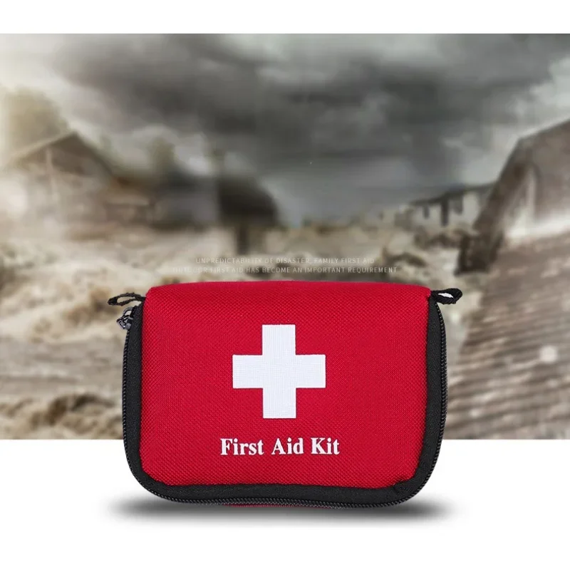 Handy Household Multi-Layer First Aid Bag Empty Outdoor Travel Portable Medicine Kit for Outdoors Car Luggage School Hiking 1pc