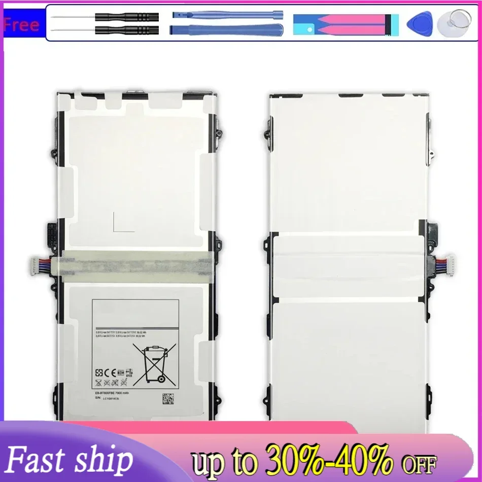 

EB-BT800FBE Replacement Battery For Samsung Galaxy Tab S 10.5 SM T800 T801 T805 T807 T807A T807P Bateria 7900Mah +Tracking NO