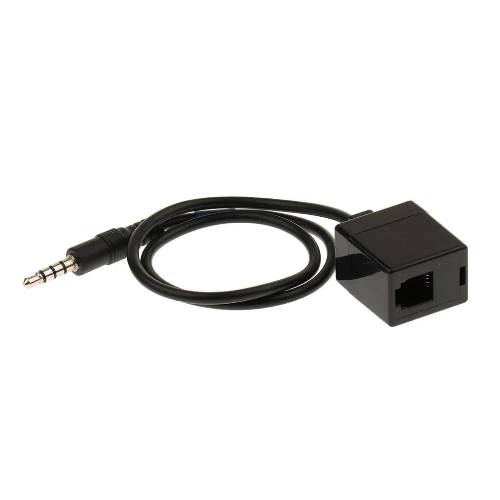 Fe to 3.5mm Plug Adapter Converter Headset to Telephone Cable