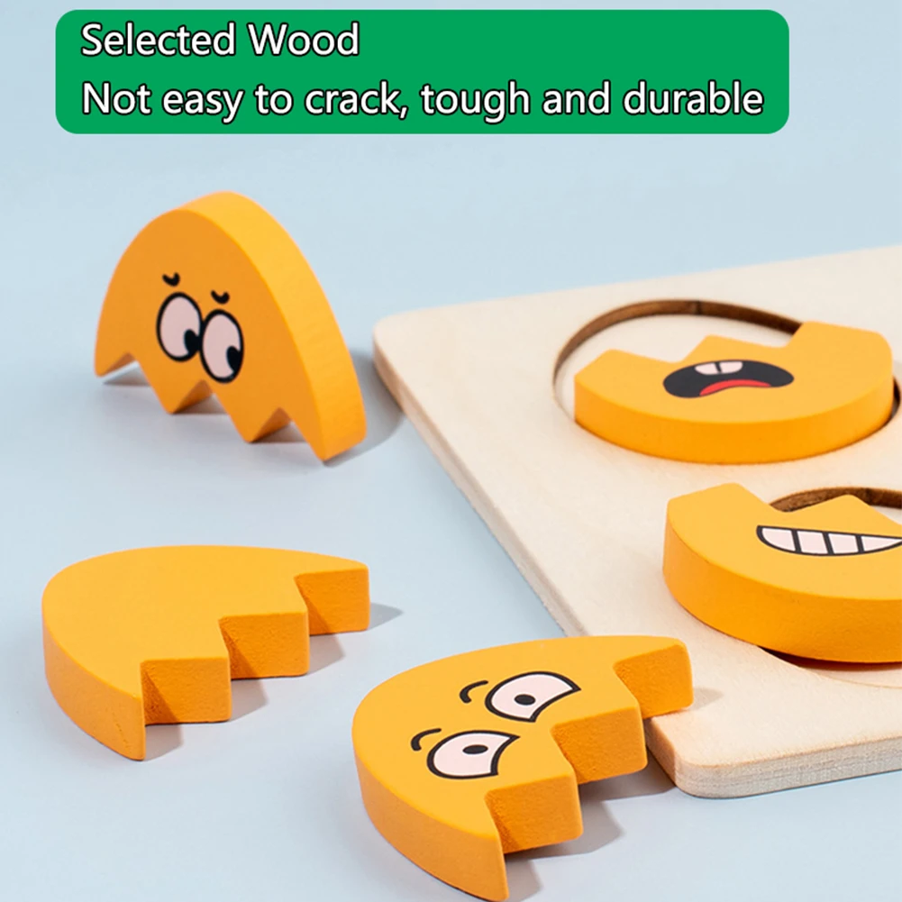 Puzzles d'émotion pour enfants, jouets Parish Montessori, jeu de société assorti, pensée sensorielle, jeux de Table éducatifs pour enfants