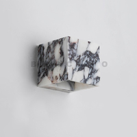 Modern Natural Marble Wall Lamp Copper Foyer Villa Aisle Corridor Bedroom Study Beside Sconce LED Lighting Fixtures 110V 220V