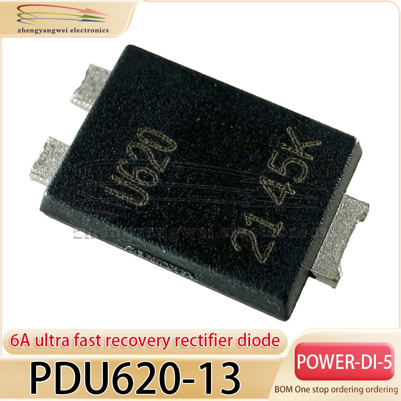 

PDU620-13 Power-DI-5 5PCS U620 TO-277 200V 6A ultra fast recovery rectifier diode