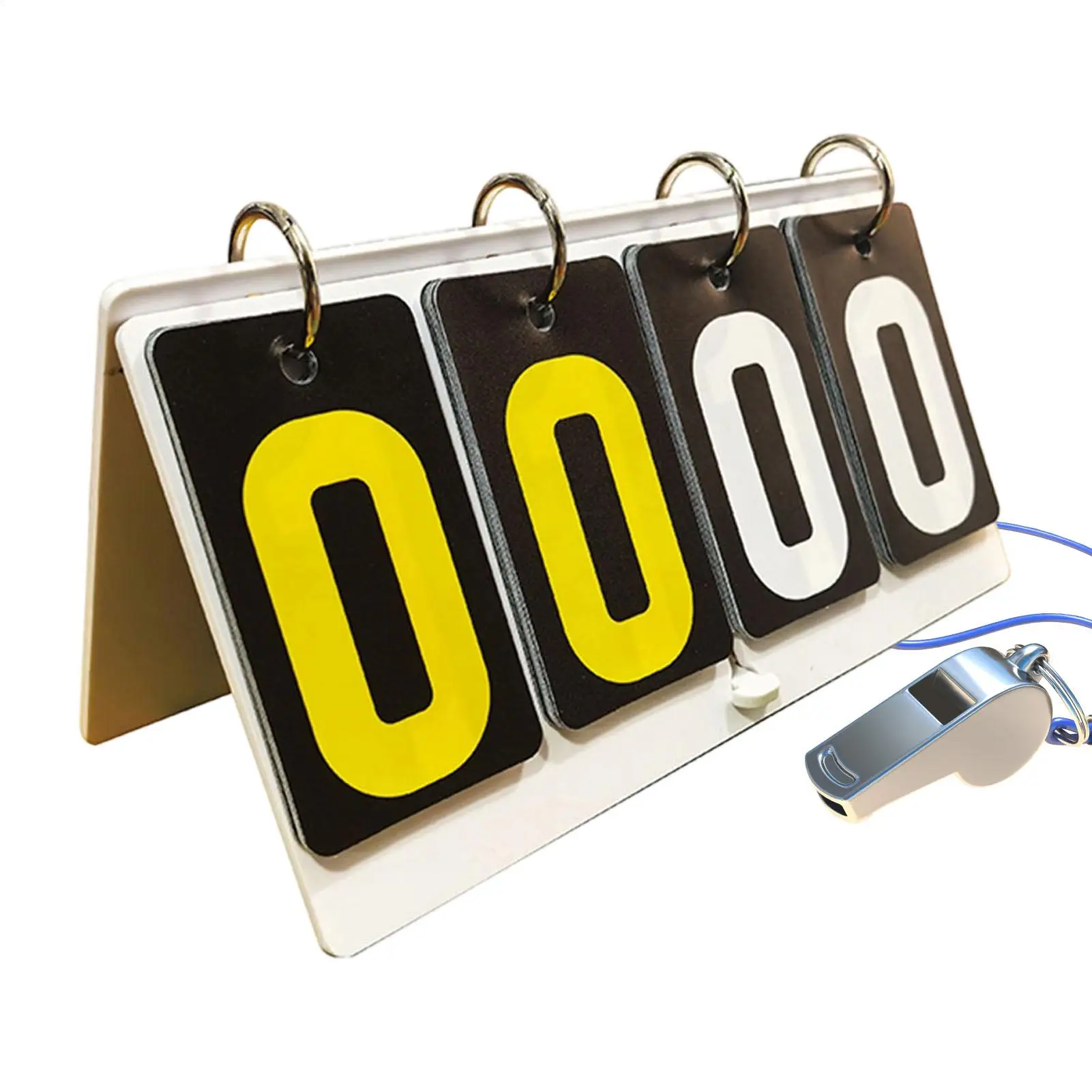 

Desktopflip Scoreboard Number Display Stand Portable Flipper Counter For Basketball Baseball Soccer Volleyball Tournament