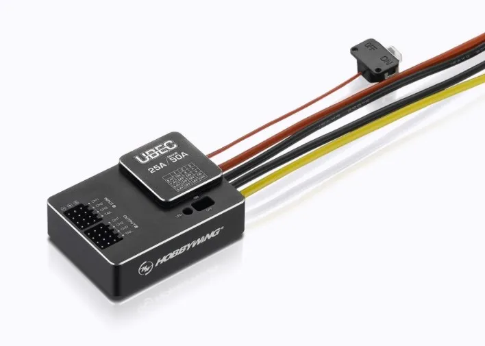 Hobbywing UBEC 25A HV 3-18S Module 25A External Switching for DIY FPV Mini Racing Quadcopter Drone