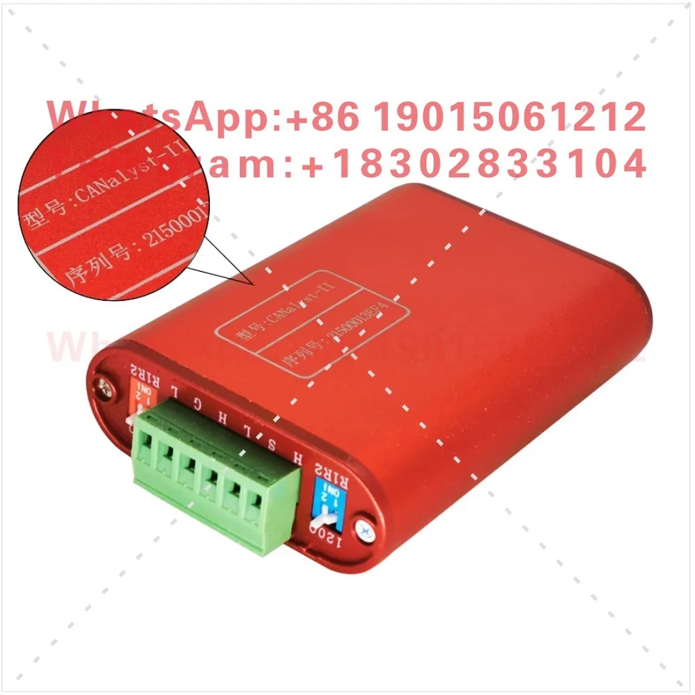 Chuangxin Technology USB to CAN Canalyst-II CAN Analyzer USBCAN-2 Industrial Grade, Isolated